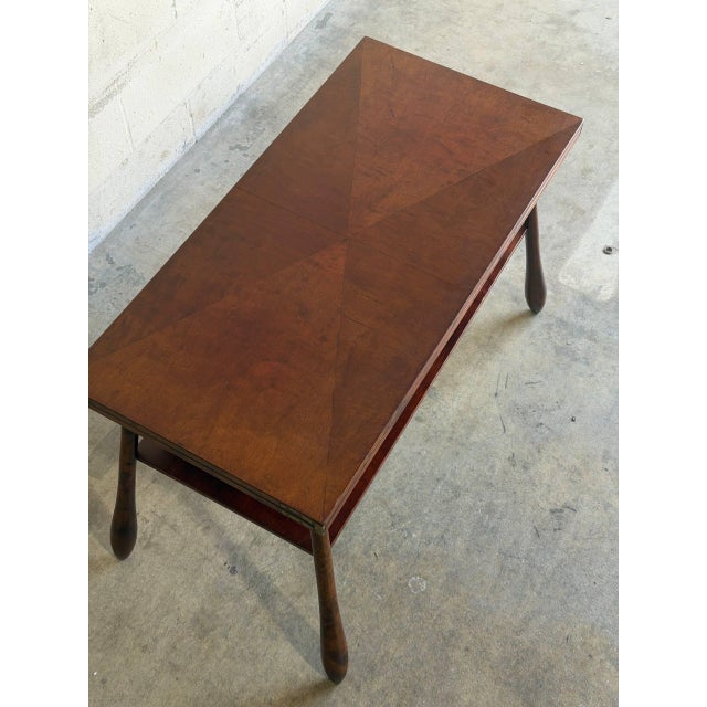 Coffee Teak Adjustable Transformer Coffee to Dining Table Expandable Dual Height Denmark Mid-Century Modern 1960s For Sale - Image 8 of 10