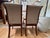 Universal Furniture Solid Wood Dining Table and Eight Chairs For Sale - Image 4 of 8