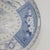 Metal Vintage Blue and White Tole Tray - Hand Painted Chinoiserie Landscape and Floral Oval Serving Tray For Sale - Image 7 of 16