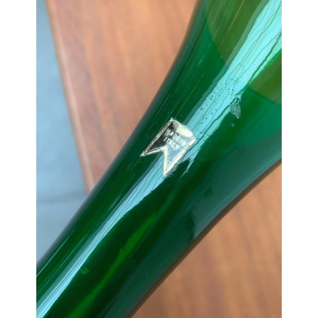 Vintage Italian Ornamental Glass Vase For Sale - Image 18 of 18