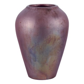 Vintage Danish Ceramic Vase by Jens Petersen, 1920 For Sale