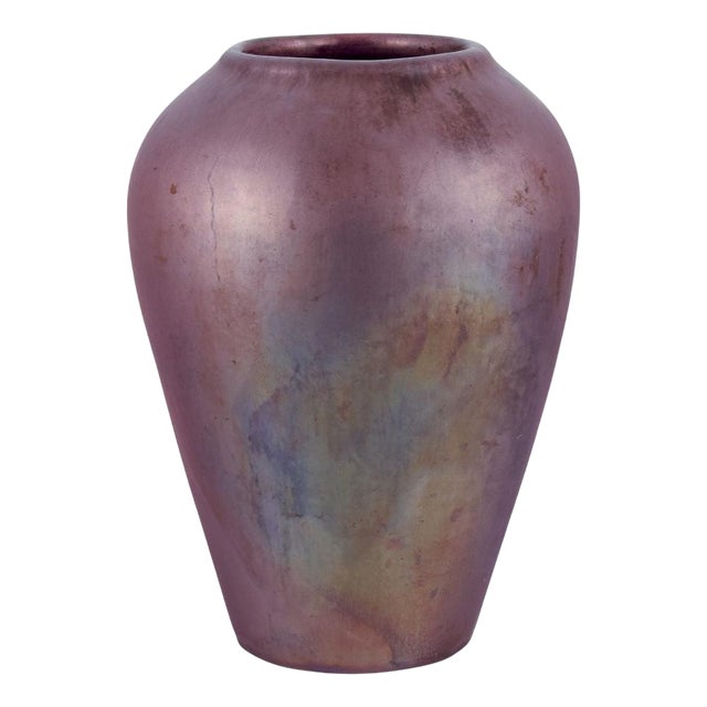 Vintage Danish Ceramic Vase by Jens Petersen, 1920 For Sale