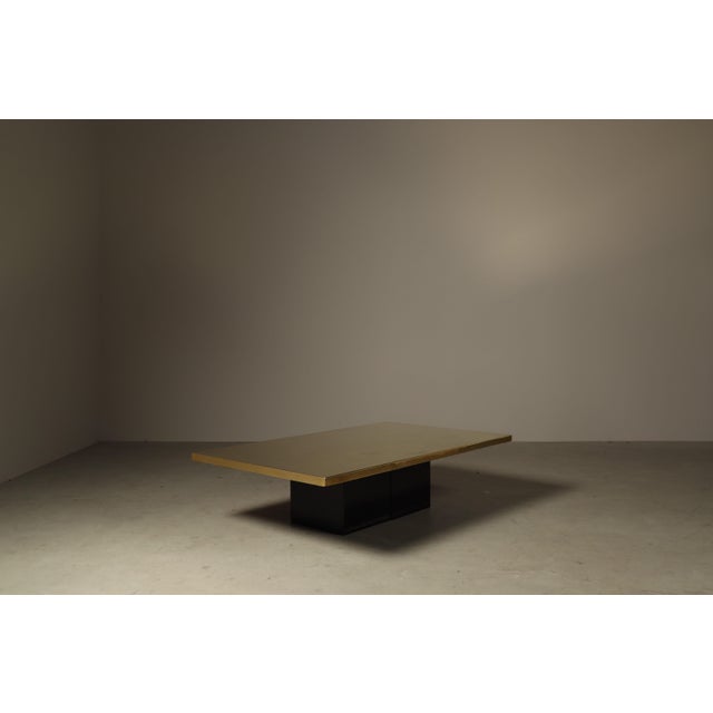 Etched Brass Coffee Table by Christian Heckscher, Belgium, 1970s For Sale - Image 6 of 16