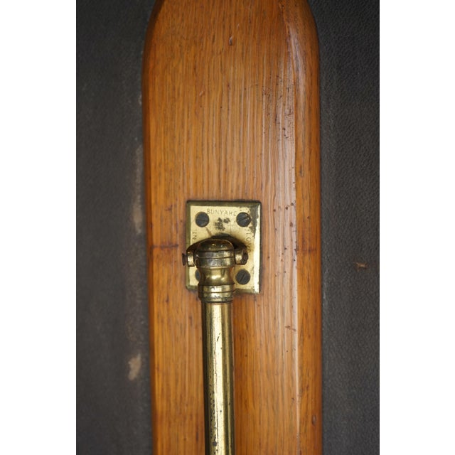 Antique Oak Folio Stand from Bunyard of London, 1890s For Sale - Image 13 of 15