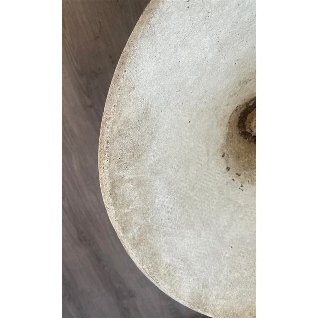 1960s Cast Cement Diablo Shape Planter For Sale - Image 10 of 11