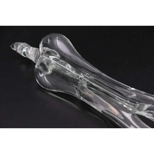 1970s 1976 John Bingham Handblown Studio Art Glass Sculpture, Signed For Sale - Image 5 of 8