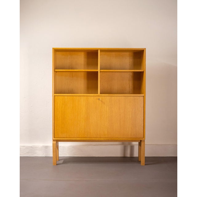 Mid-Century Modern Oak Highboard by Marian Gravińsky for Ikea, 1960s For Sale - Image 12 of 12