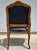 Chateau d'Ax French Bergere Fauteuil Blue Leather Arm Chair For Sale - Image 4 of 18