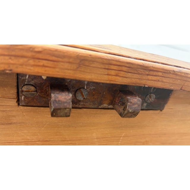 English Pine Trunk or Blanket Chest For Sale - Image 14 of 18