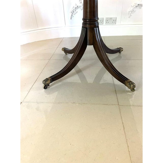Antique Regency Mahogany Dining Table For Sale - Image 12 of 16