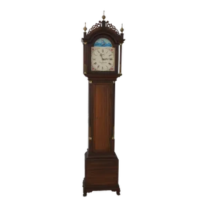 Colonial Aaron Willard Henry Ford Mahogany Grandfather Clock