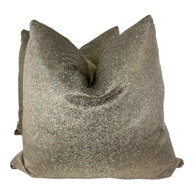 Kravet Couture "L'Escale" in Dusk 22" Pillows-A Pair For Sale