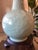 Late 20th Century Celadon Embossed Dragon Porcelain Table Lamp, Newly Rewired With Custom Linen Drum Shade For Sale In Atlanta - Image 6 of 7