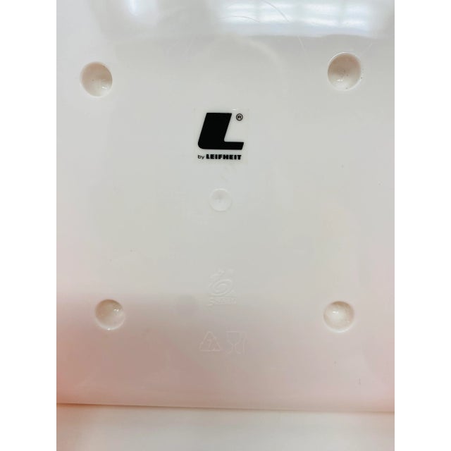 Vintage Leifheit Orange Tray With 4 Lucite Bowls a Set of 7 For Sale - Image 9 of 10