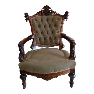 1870's Jelliff Gentleman's Chair For Sale