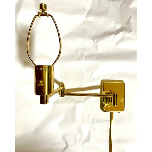 George W. Hansen 1948 Designed Wall Swing Lamps for Hinson - Pair For Sale In New York - Image 6 of 7
