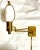 George W. Hansen L1705 Brass Swing-Arm Wall Lamps for Hinson — Pair For Sale In New York - Image 6 of 7