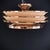 Art Deco Chandelier Hanging Lamp in Copper by Georges Halais for Eloctra, 1930s For Sale - Image 9 of 11