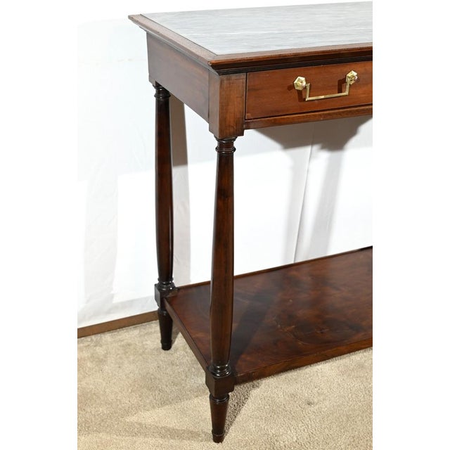 18th Century Louis XVI Mahogany Console For Sale - Image 13 of 18