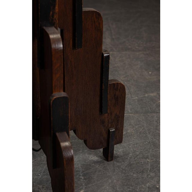 Amsterdam School Standing Lamp, 1920s For Sale - Image 10 of 14