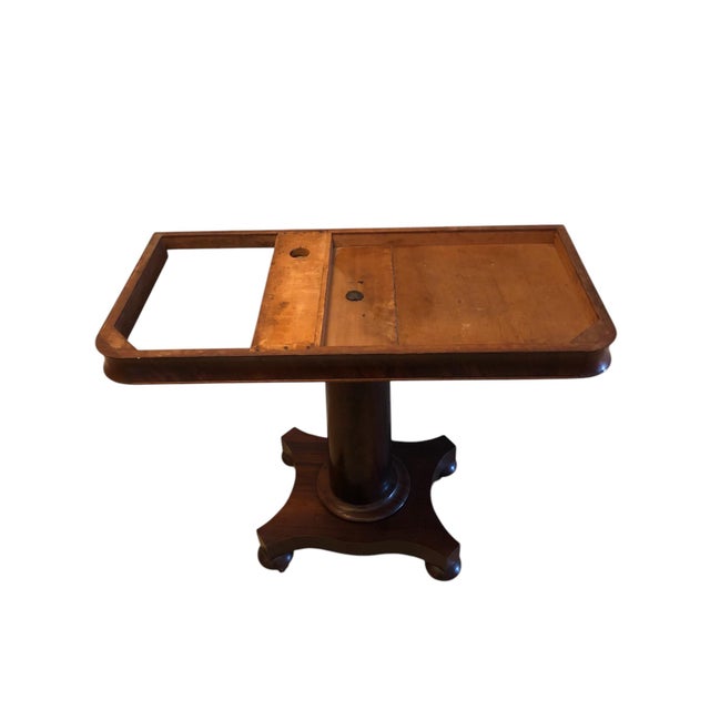 Wood 1890's Carved Mahogany Folding Gaming Table on Casters For Sale - Image 7 of 9
