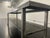 Vintage Style Metal Industrial Table on Wheels, circa 2000 For Sale - Image 4 of 4