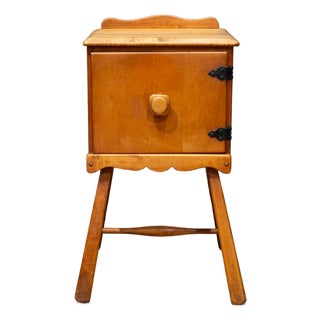 Virginia House Solid Maple Nightstand c.1940 For Sale