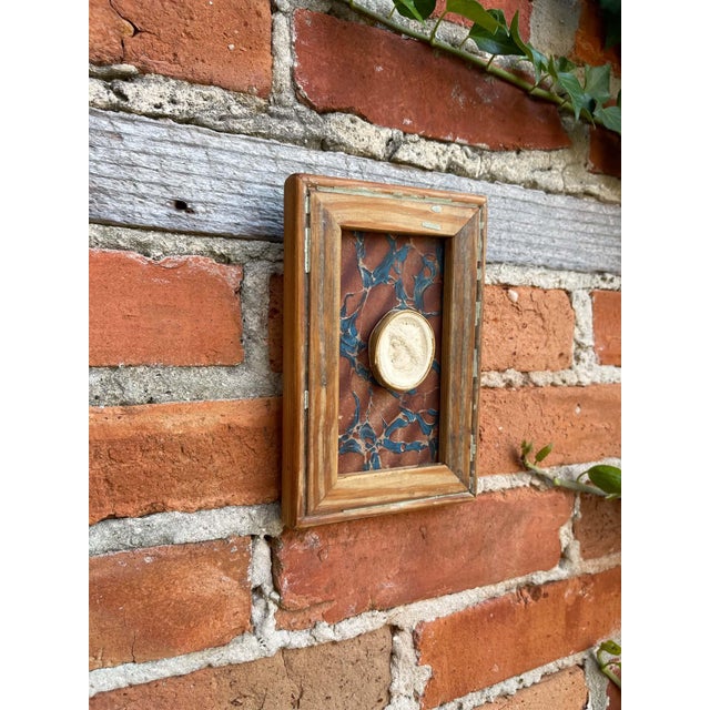 Classical Framed Grand Tour Intaglios in 1880s Pine Frame For Sale - Image 6 of 8