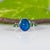 2020s Boulder Opal Cabochon Ring With Tsavorite Garnet Accents: Solid 14k Gold, Size 6.75 For Sale - Image 5 of 9
