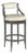 Taylor Bar Stool in Charcoal For Sale