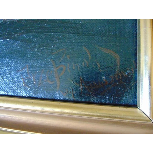 Zdzisław Przebindowski, Landscape, Oil on Canvas For Sale - Image 3 of 11