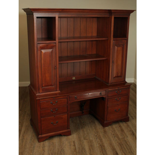 Lexington Bob Timberlake Cherry Desk Credenza With Bookcase Hutch Top Chairish