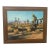 Mid 20th Century Darwin Duncan Southwest Desert Landscape Oil Painting With Joshua Trees For Sale