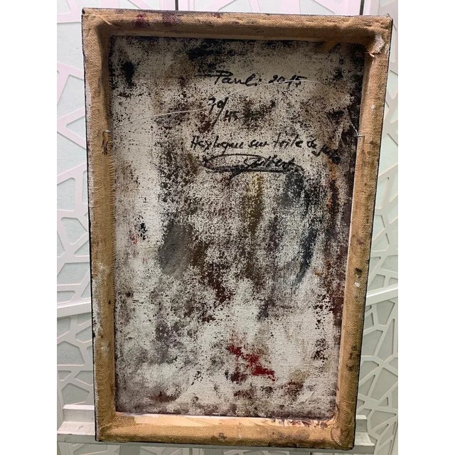 Early 21st Century Gilbert Pauli, Collection Présence Toile N°6, 2015 For Sale - Image 5 of 6