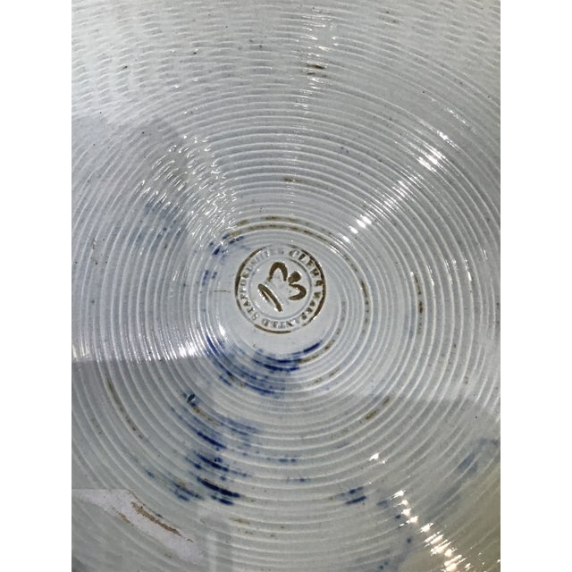 19th Century English Blue and White Transferware Plate For Sale - Image 4 of 7