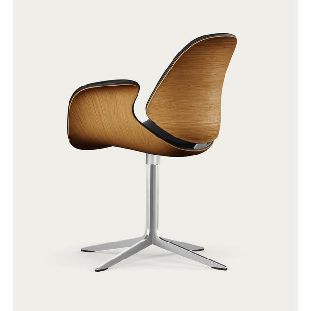 Salto and sigsgaard council chair wood types: oak, upholstery: nevada leather black for one collection. the council chair,...