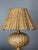 Mid-Century French Rattan Wicker Mushroom Table Lamp, 1960s For Sale - Image 9 of 14
