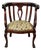 Antique Traditional Edwardian Mahogany Parlor Club Chair For Sale