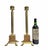 Metal Classic Brass and Onyx Marble Column Table Lamps, France, 1960s, Set of 2 For Sale - Image 7 of 12