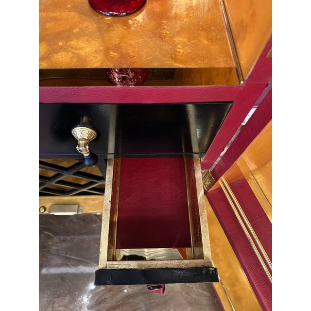 Costume Trunk Dry Bar Cabinet. For Sale - Image 9 of 12