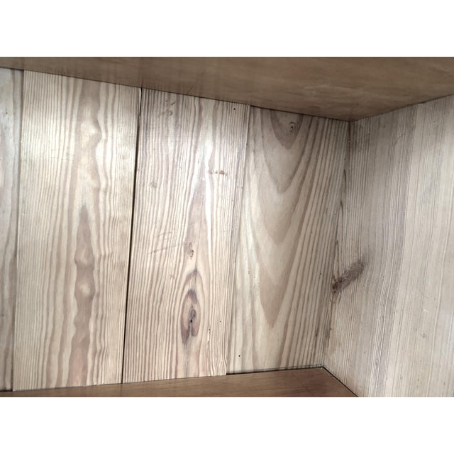 Hand-Made Wooden Bookcase, 1940s For Sale - Image 9 of 17