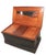 Antique Fitted Wood Carpenters Box Trunk Coffee Table For Sale - Image 9 of 18