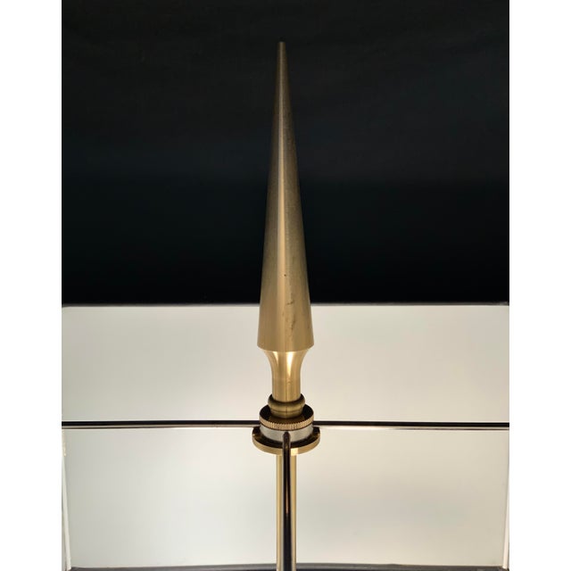 Stone Late 20th Century Frederick Cooper Art Deco Marble Table Lamp For Sale - Image 7 of 12