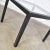 Late 20th Century Vintage Modern Blackened Oak Square Parsons Style Side Table With Glass Top For Sale - Image 5 of 13