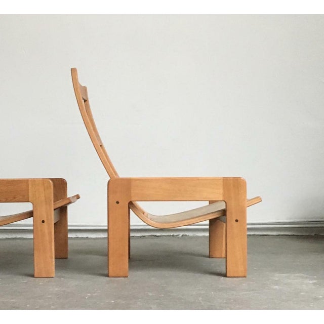 Set of Vintage Swedish Beech Lounge Chairs by Yngve Ekström for Swedese, 1970s For Sale - Image 17 of 18