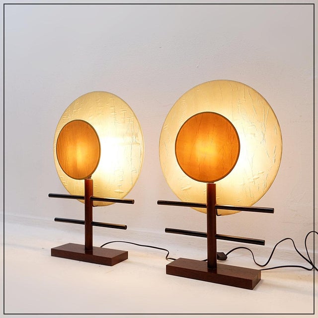 Boho Style Disc Lamps, Set of 2 For Sale - Image 12 of 12