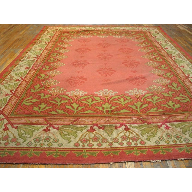 Early 20th Century Donegal Art Nouveau Carpet ( 9'1" x 12'6" - 277 x 382 cm )