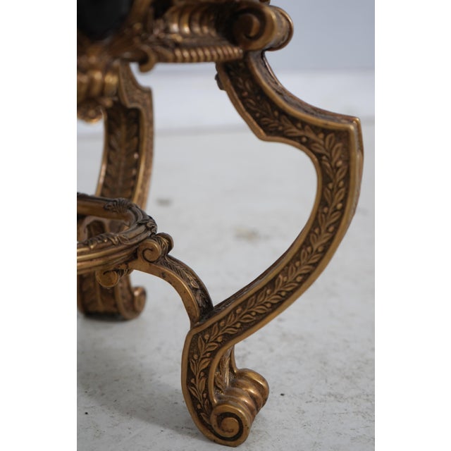 French Empire Style Bronze Mounted Porcelain Jardiniere For Sale - Image 9 of 12