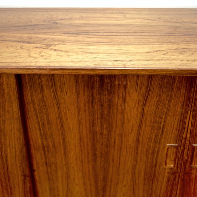 Westergaard Møbelfabrik Danish Rosewood Highboard / Tall Sideboard Designed by Børge Seindal For Sale - Image 11 of 18