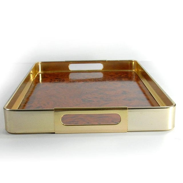 Mid-Century Modern Vintage Italian Patent Table Tray from MB, 1970s For Sale - Image 3 of 11